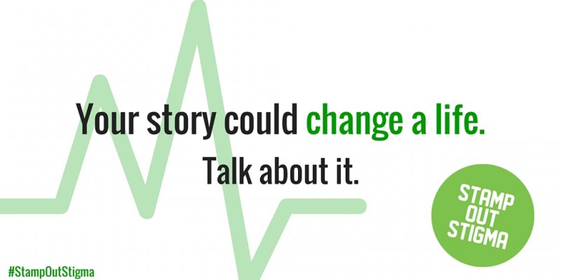 Your story could change a life graphic