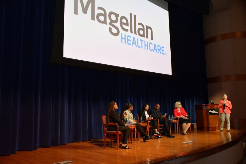 Panel discussion at the Magellan Healthcare Children's Mental Health Summit on May 4, 2022